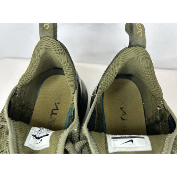 Nike Air Max 270 Shoes Men’s Size 11.5 Medium Olive Canvas Sneakers AH8050-301 - Picture 8 of 11